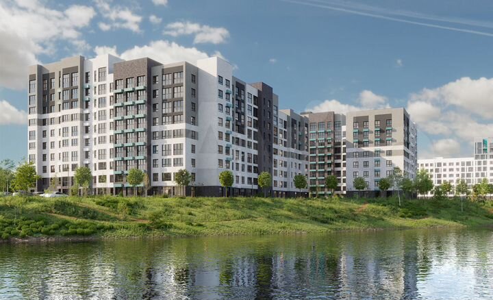 1-к. квартира, 45,7 м², 8/10 эт.