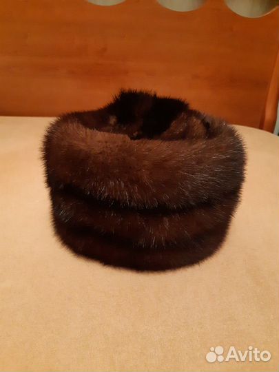 Норковая шапка женская размер 56