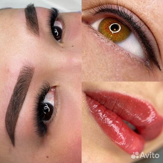 Перманентный макияж брови