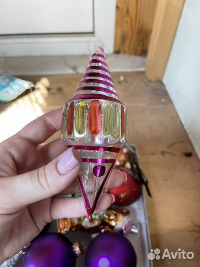 Елочные игрушки советские