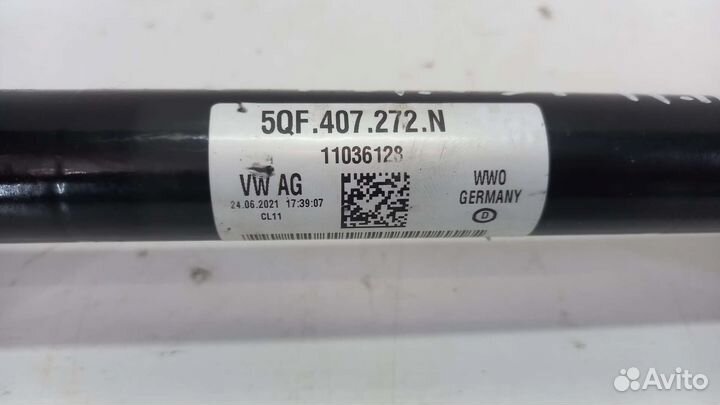 Привод передний правый 2.0 TDI Volkswagen Tiguan 2