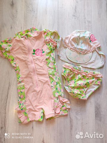 Комплект пляжный для купания spf50 защита Б/У