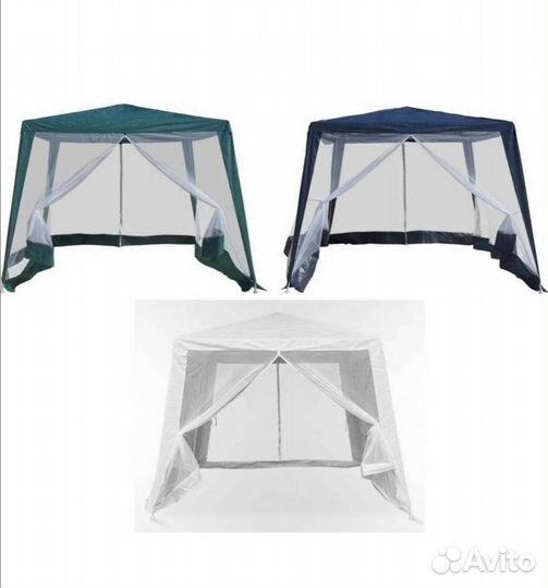 Шатер на металлокаркасе с москитной сеткой 3*3
