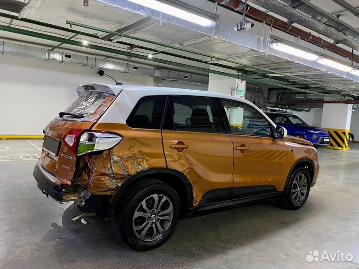 Suzuki Vitara 1.6 AT, 2016, битый, 125 200 км