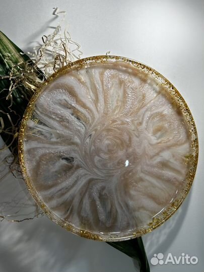 Поднос из эпоксидной смолы