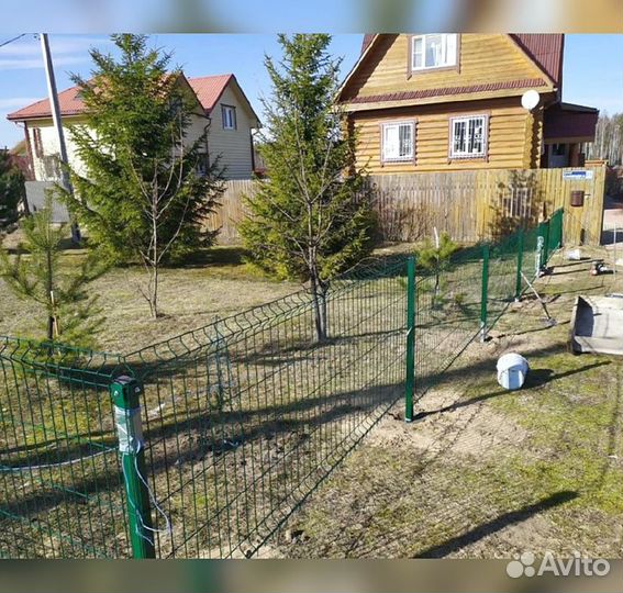 Забор сетка 3д