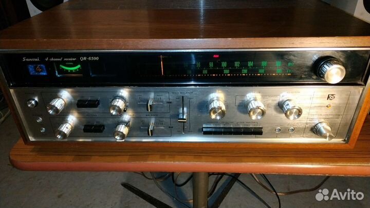 Шикарный Винтажный ресивер Sansui QRX-6500