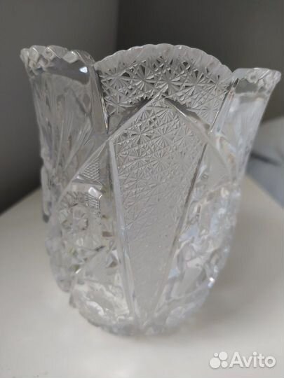 Хрустальная вазочка Богемия