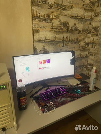 Монитор Xiaomi Mi Curved Gaming Monitor 34