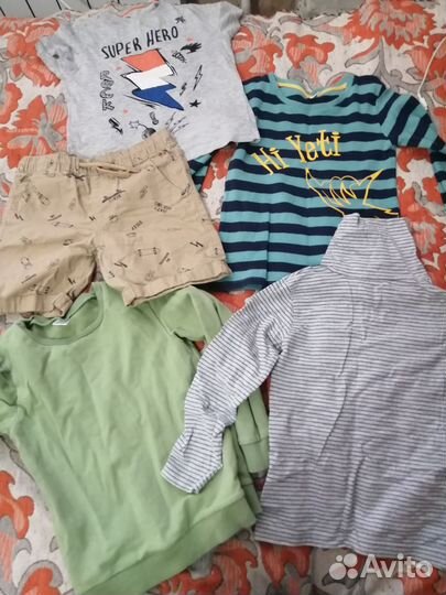 Детские вещи пакетом на мальчика 116-122