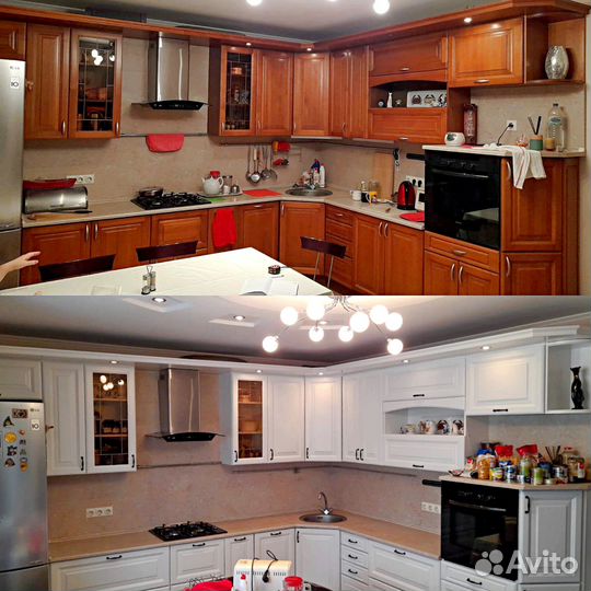 Реставрация изготовление кухонных фасадов