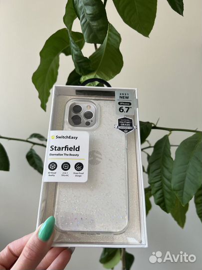 Чехол SwitchEasy Starfield iPhone 13 Pro max прозр