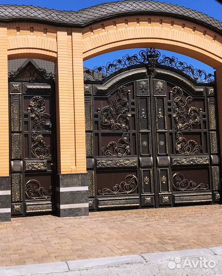 Кованые ворота