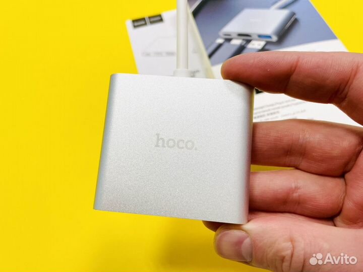 Переходник для Macbook 3в1 Type C