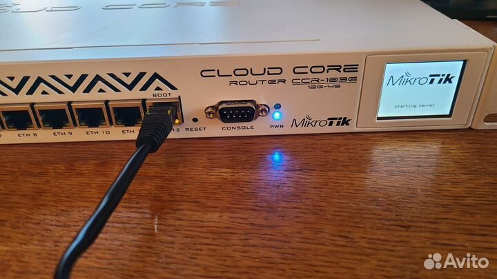 Маршрутизатор Mikrotik CCR-1036-12G-4S + рез. бп