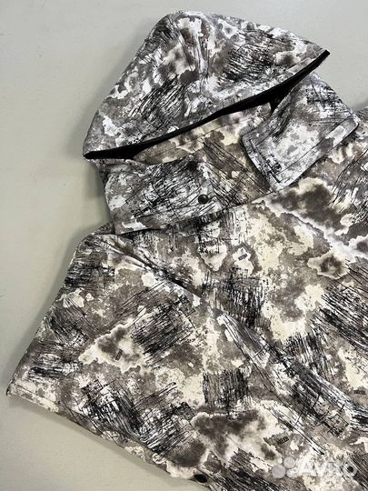 Дождевик мужской с капюшоном военный камуфляжный