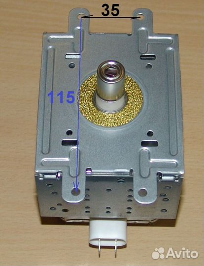 Магнетрон 900W OM75S samsung 219KC525-940 MA0337W