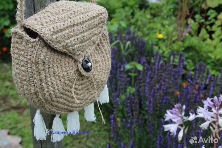 Сумка из джута