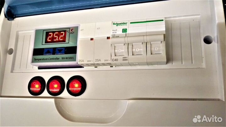 Автоматика для коптильни 380V мощность до 8 квт