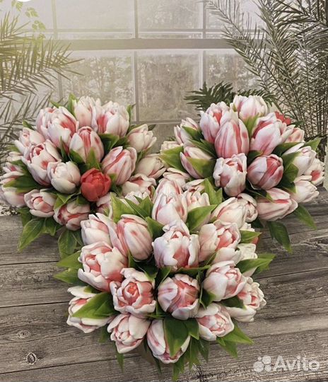 Букет тюльпанов из мыла (25 тюльпанов)