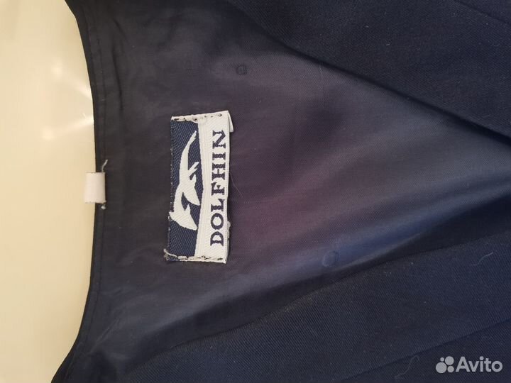 Комплект жилетка+брюки цвет темно синий