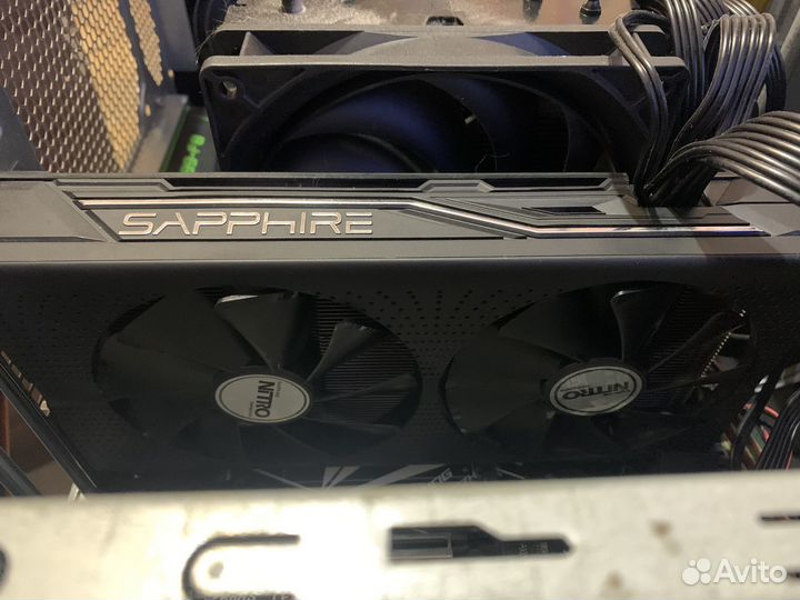 Видеокарта Rx 570 nirto + 4gb