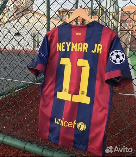 Ретро футболка (майка) Неймар Барселона