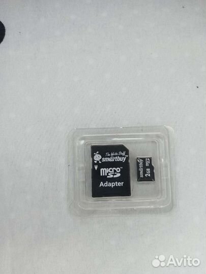 Карта памяти Micro sd 2gb с Адаптером