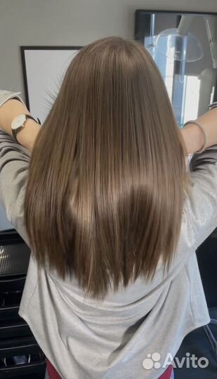 Кератиновое выпрямление волос