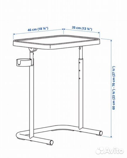 Столик для ноутбука IKEA