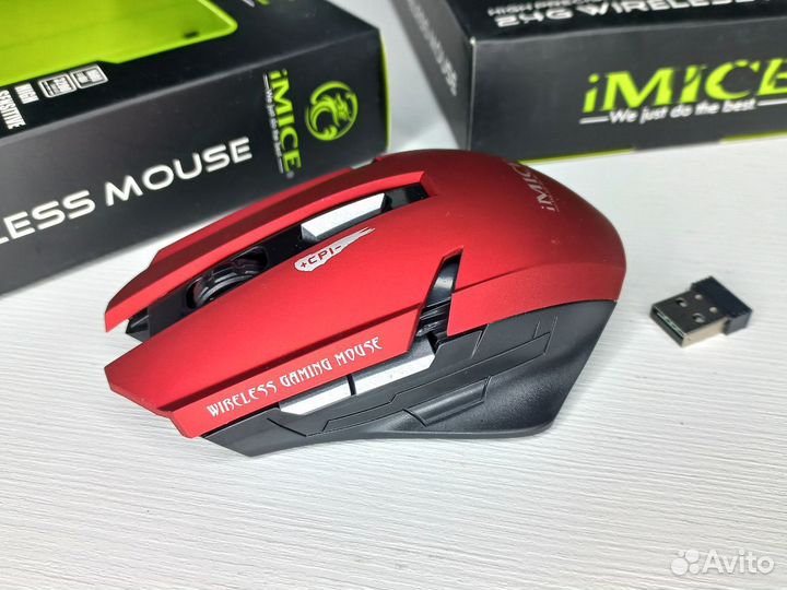 Беспроводная игровая мышь imice 2.4G