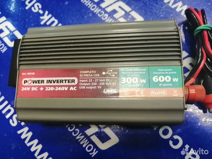 Инверторе питания 300, 24V DC TO 220V AC lampa