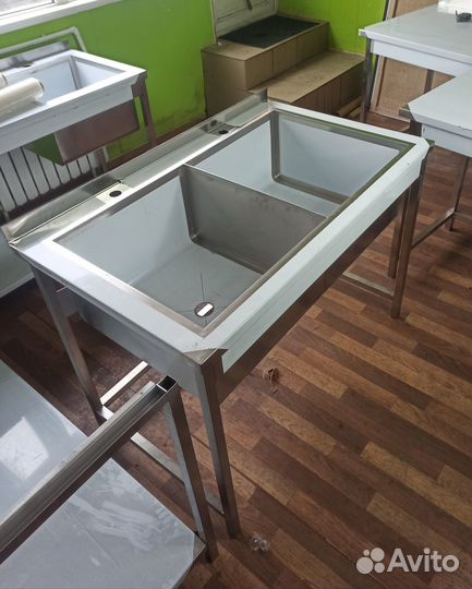 Ванна моечная двухсекционная 115x70