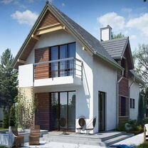 Проект дома из газобетона. Проект каркасного дома, Пенза