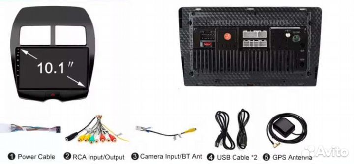 Магнитола на Mitsubishi ASX, 2010-2019, 2/32гб