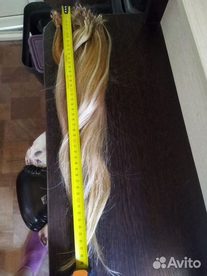 Волосы для наращивания натуральные бу