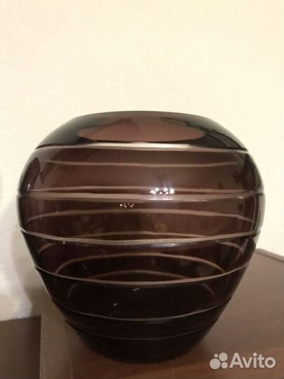 Ваза круглая марганец