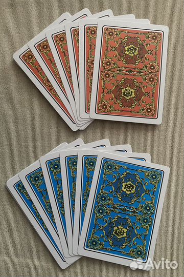 Карты игральные 4 цвета комплект