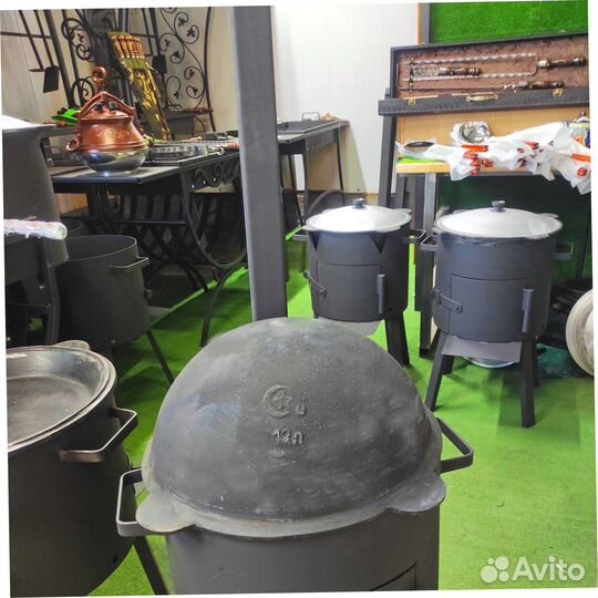 Казан Чугунный 12л