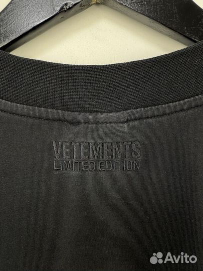 Vetements футболка оригинал