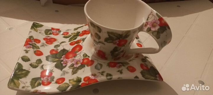 Чашка с блюдцем