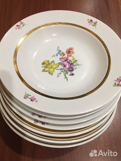 Тарелки глубокие СССР завод Пролетарий 7 штук