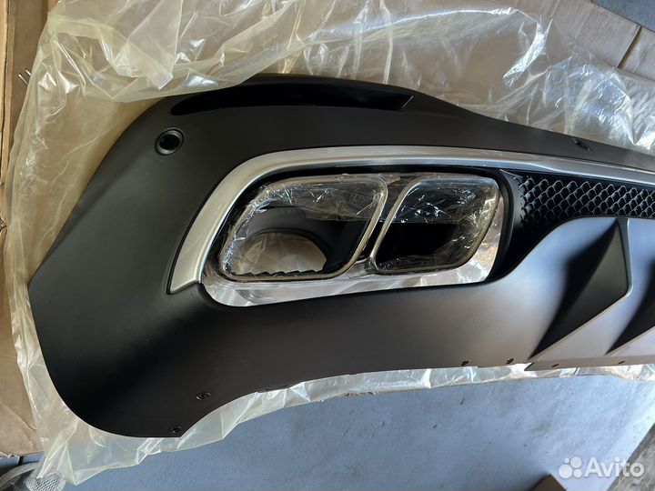 Диффузор w167 GLE 63 AMG хром