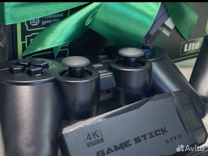 Игровая приставка game stick 4k 64gb + доставка