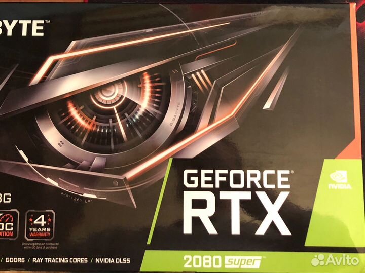 Неисправная RTX 2080 super gaming OC 8G. Gigabyte