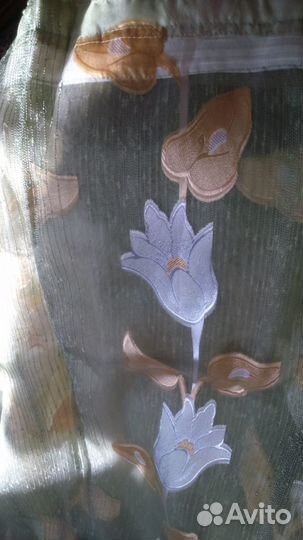 Готовый комплект штор с кистями подвязками