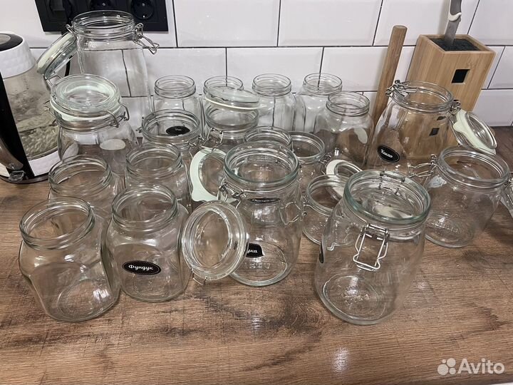 Стеклянные баночки