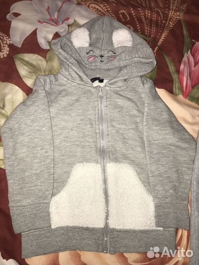 Куртка-ветровка легкая для девочки 80+ костюм