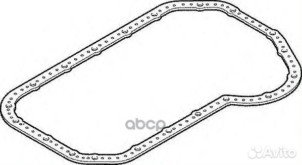 Прокладка масляного поддона резина/металл, Audi