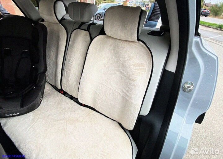 Авто накидки из меха с бесплатной доставкой (Арт.44104)